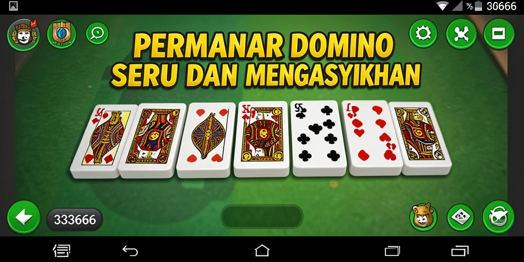 Gameplay menarik dari game Domino 333666 yang seru.